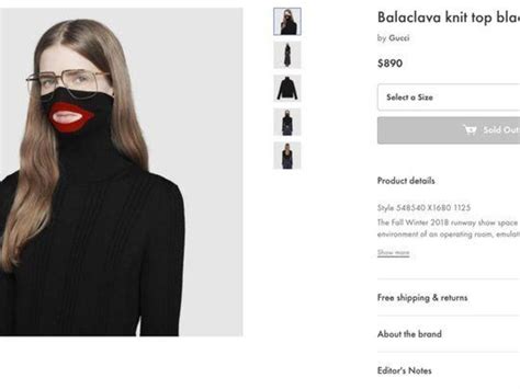 gucci black face sweater|gucci knockoff sweater.